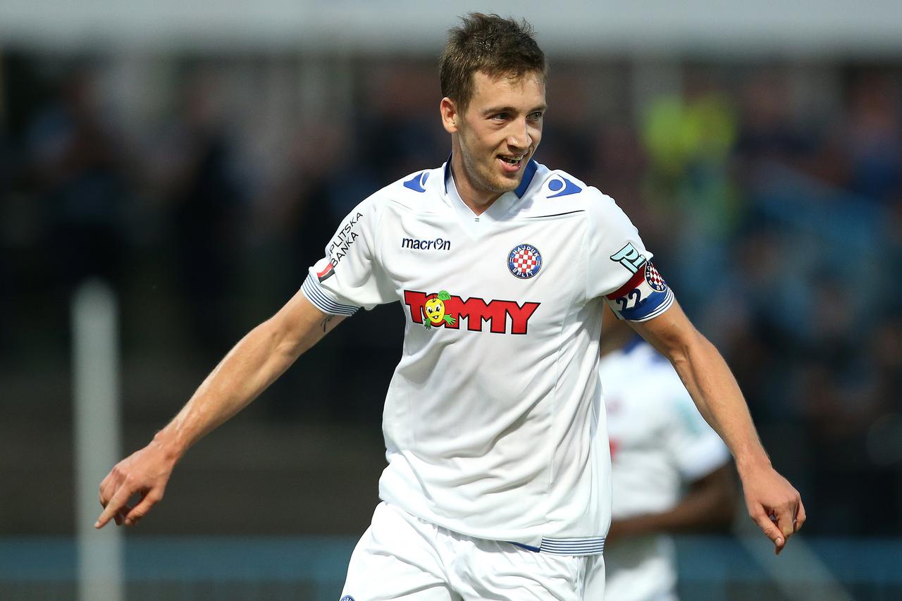 10.08.2014., Stadion Kranjceviceva, Zagreb - MAXtv Prva liga, 4. kolo, NK Lokomotiva - NK Hajduk. Mario Maloca. Photo: Igor Kralj/PIXSELL