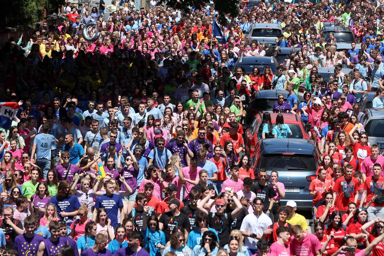 U Zagrebu je karakteristična velika povorka od Trga bana Josipa Jelačića do Bundeka. 