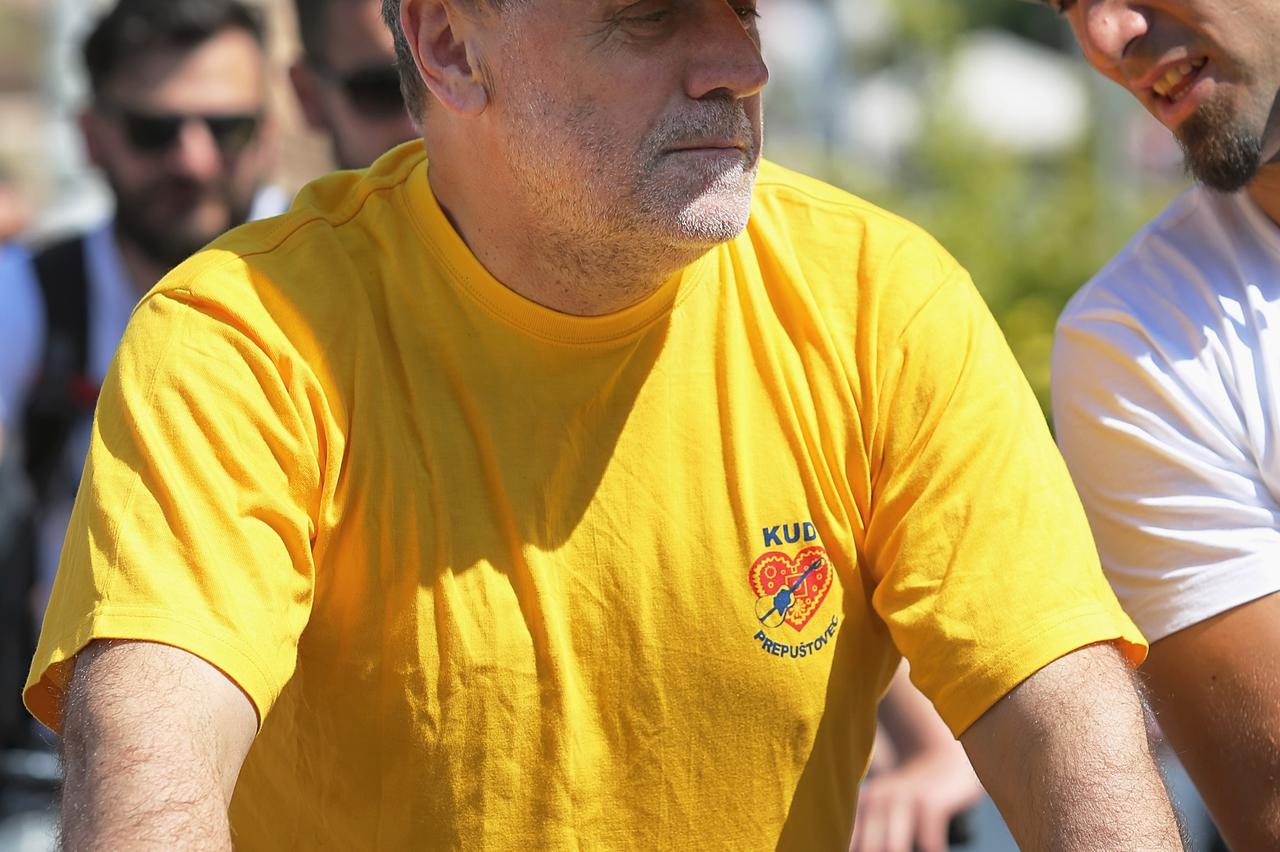 21.05.2016., Zagreb - S Trga bana Josipa Jelacica krenula 6. Zagrebacka biciklijada. Gradonacelnik Milan Bandic.  Photo: Tomislav Miletic/PIXSELL