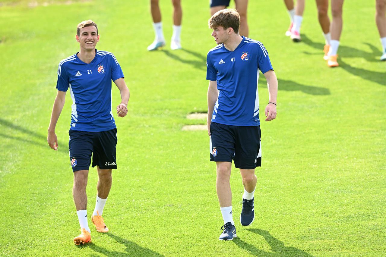 Brdo kod Kranja: Trening nogometaša Dinama