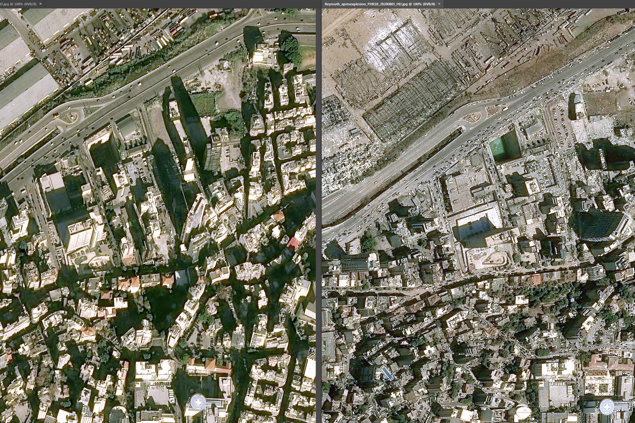 Satelitske snimke Bejruta