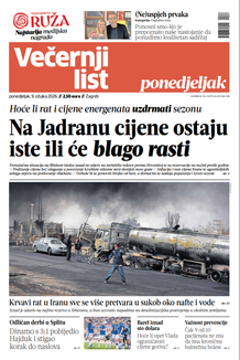 Večernji list naslovnica