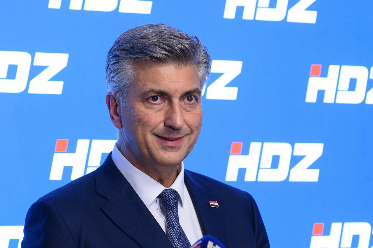 Zagreb: Izjava Andreja Plenkovića nakon sjednice Predsjedništva i Nacionalnog odbora HDZ-a