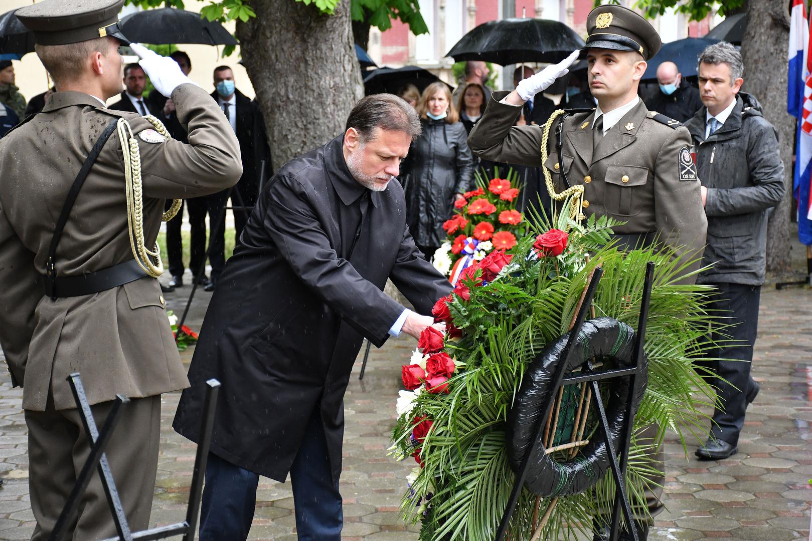 01.05.2020. Okucani  - Obiljezavanje 25. obljetnice vojno redarstvene operacije Bljesak. Gordan Jandrokovic Photo: Ivica Galovic/ PIXSELL