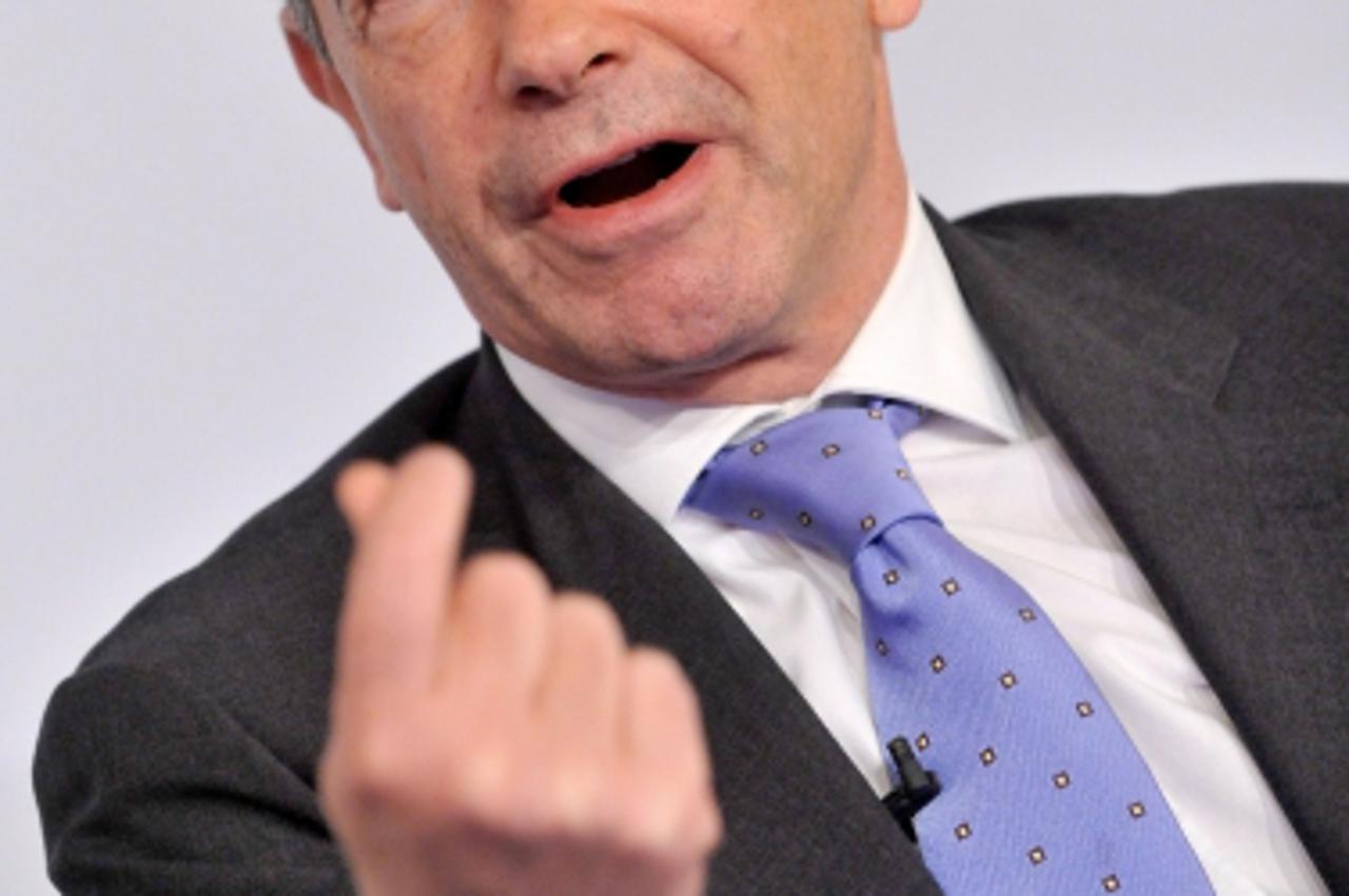 '14.05.2010., Zagreb - U hotelu Westin odrzava se godisnja skupstina Europske banke za obnovu i razvoj (EBRD). Panel rasprave na temu trziste kapitala. Andreas Treichl.  Photo: Marko Lukunic/PIXSELL'