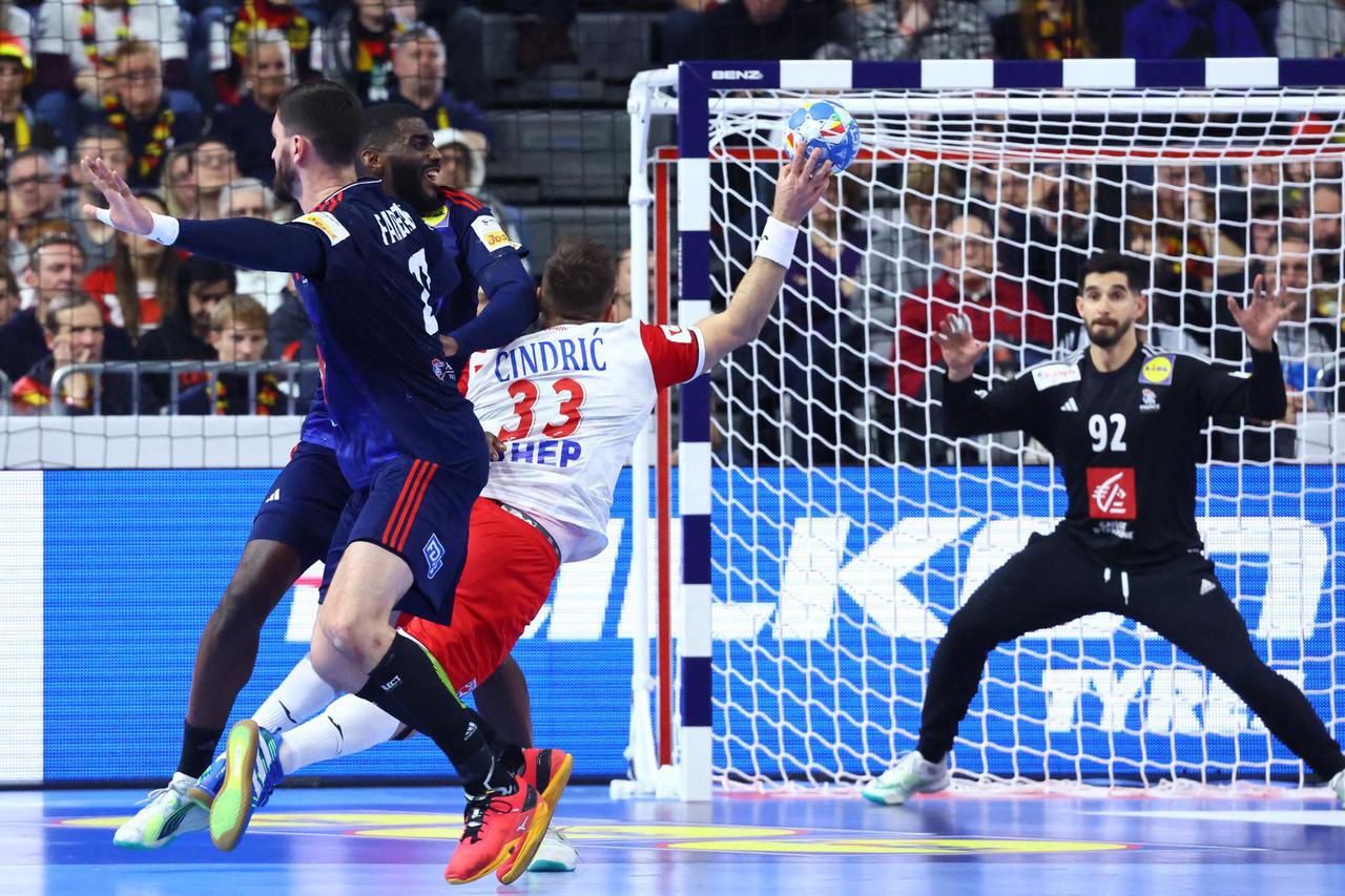 EHF 2024 Men's European Handball Championship - Main Round - France v Croatia