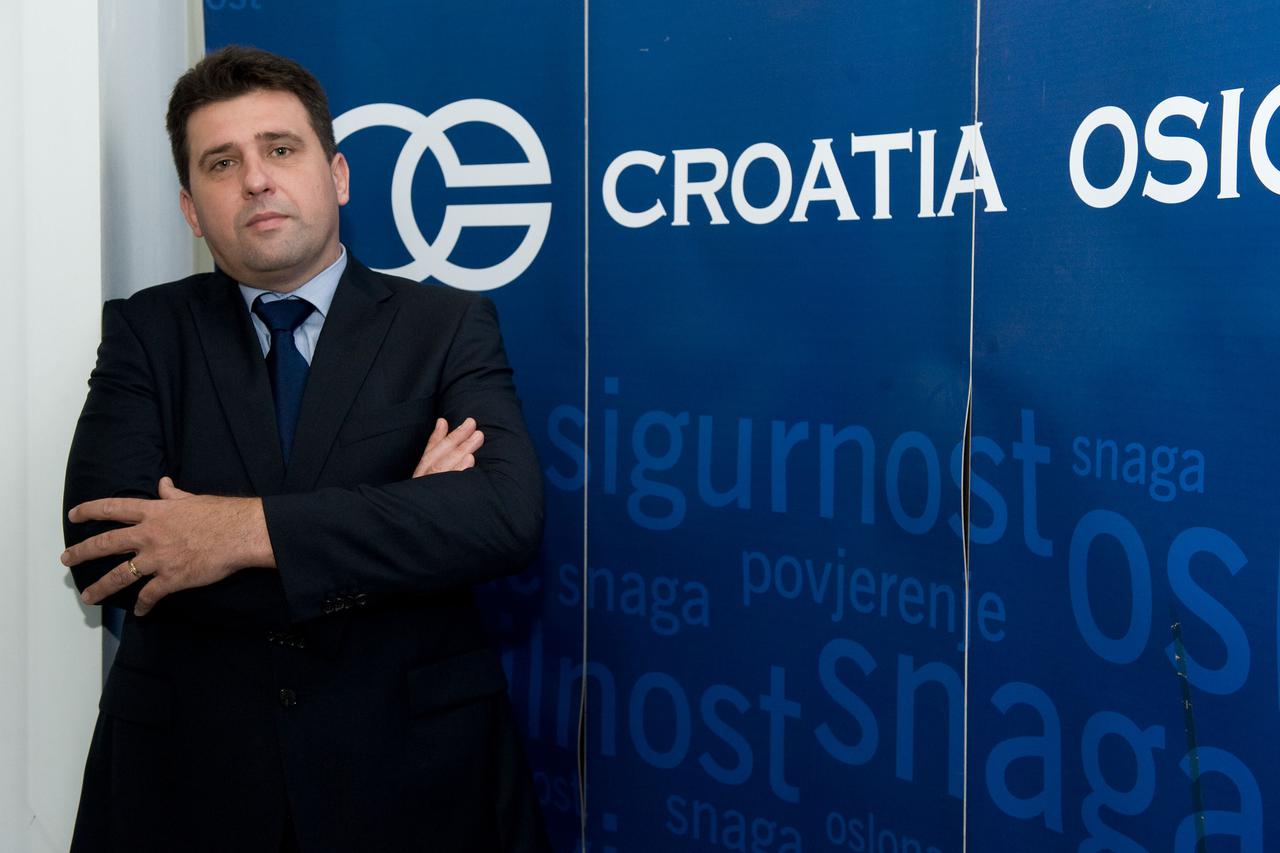 10.10.2014., Zagreb - Sanel Volaric, predsjednik uprave Croatia osiguranja. Photo: Davor Visnjic/PIXSELL