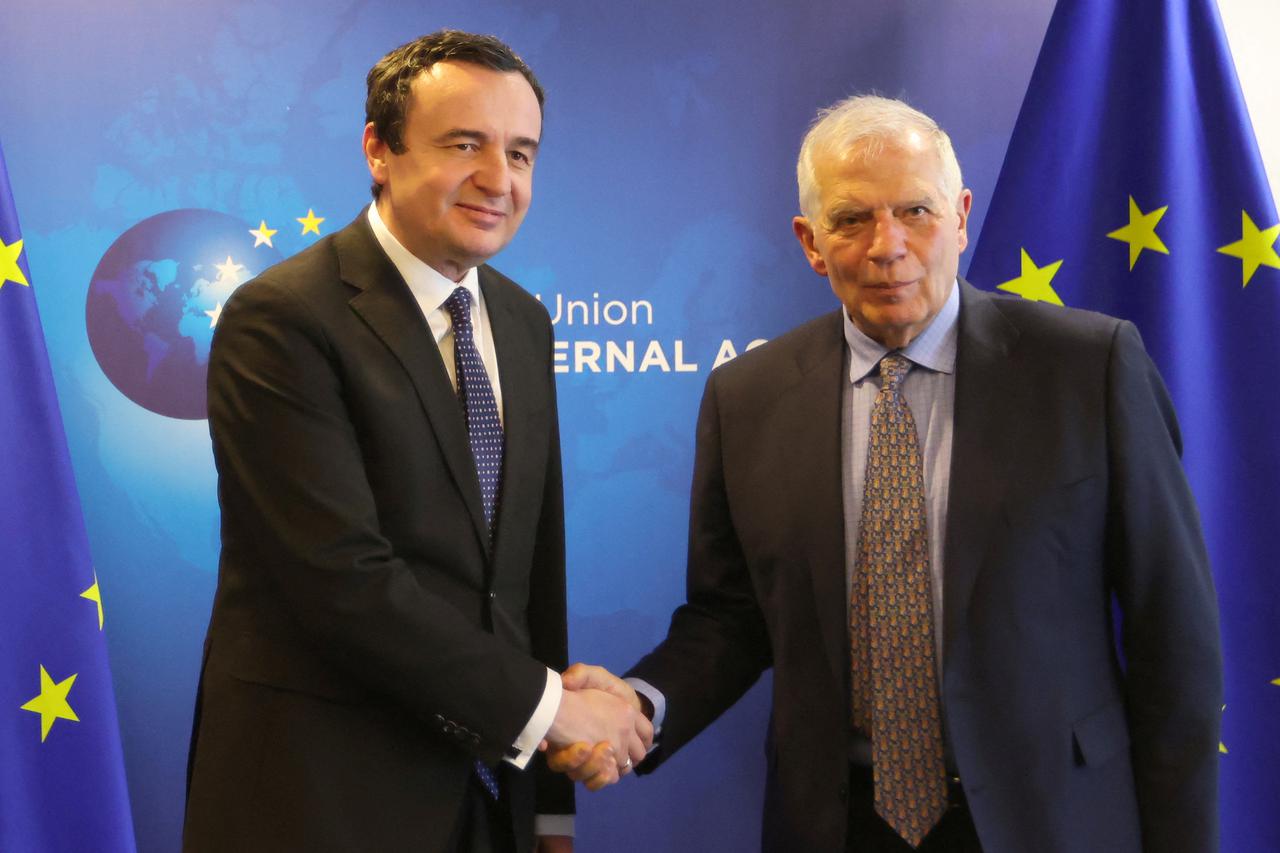 Kosovar PM Kurti and EU foreign policy chief Borrell meet in Brussels