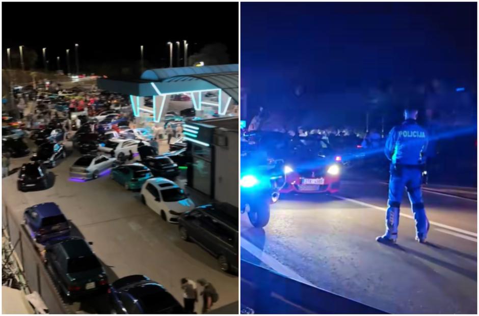 Car meet na Krku