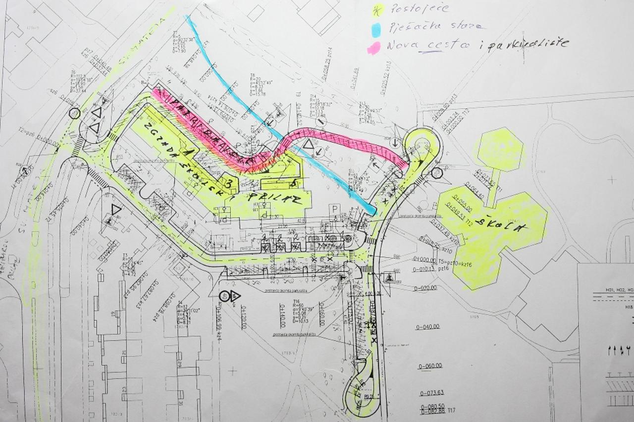 Nacrt kružnog toka u Dugavama