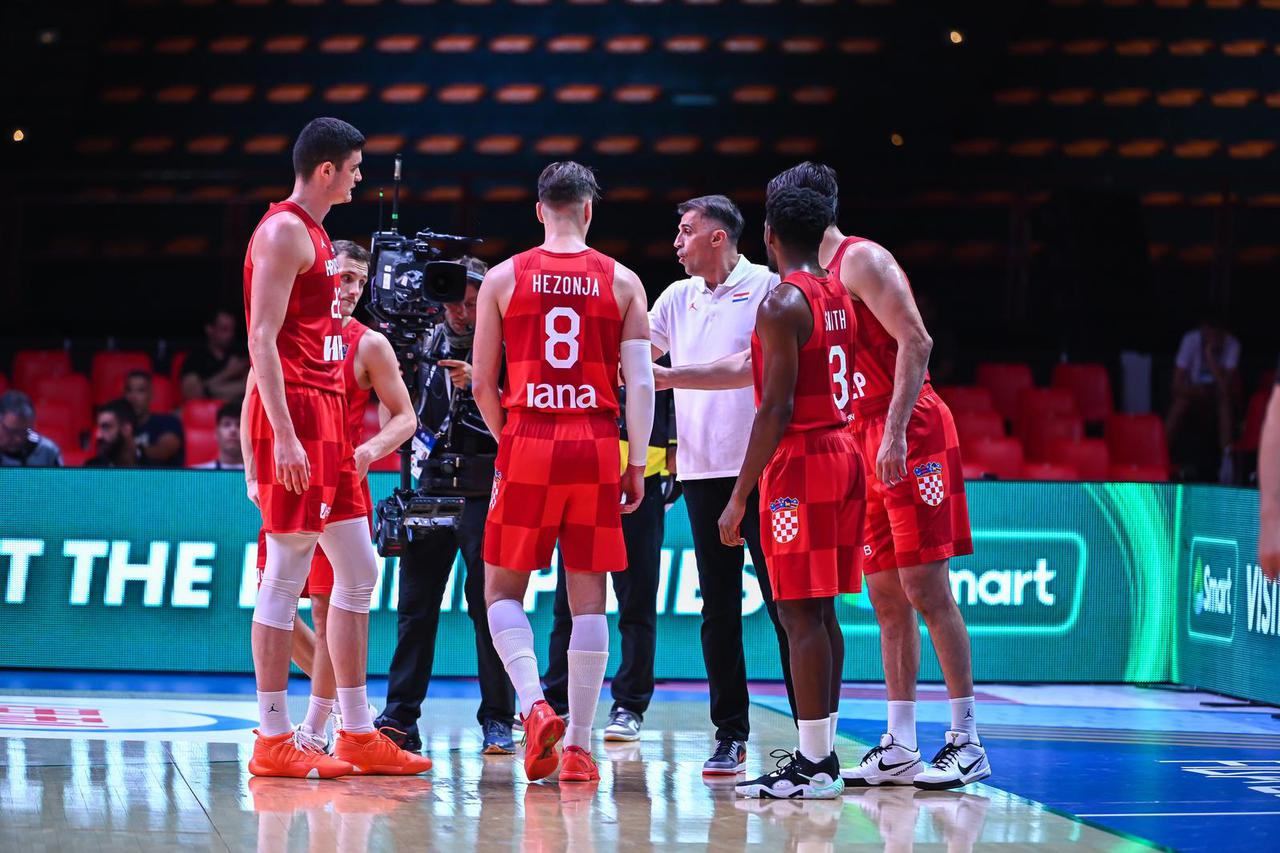 International Basketball match - Slovenia vs Croatia - FIBA Olympic Qualifying Tournaments