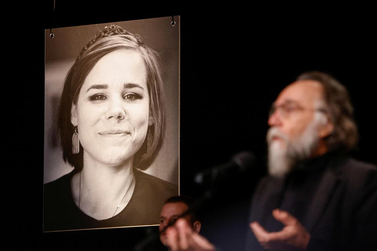 Memorial service for Russian journalist Darya Dugina in Moscow