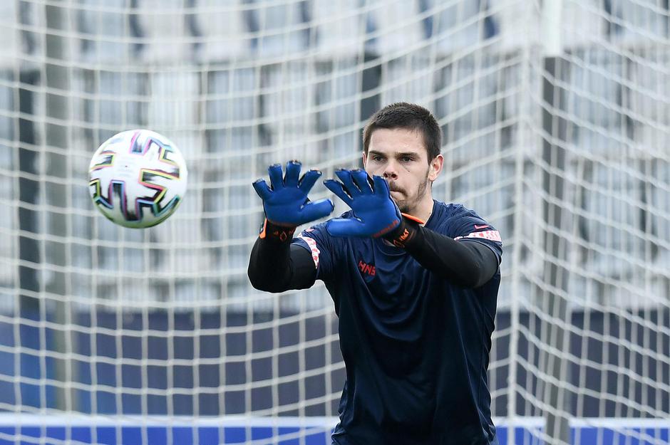 UEFA Europsko U21 prvenstvo, Hrvatska - Švicarska, zagrijavanje 