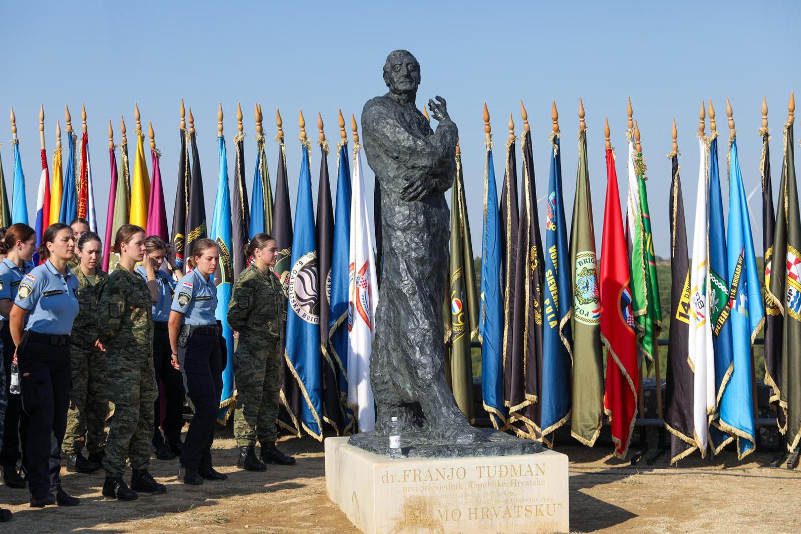 04.08.2022., Knin - Generalna proba na tvrdjavi uoci proslave Dana pobjede i domovinske zahvalnosti i Vojno-redarstvene operacije Oluja. Photo: Dusko Jaramaz/PIXSELL