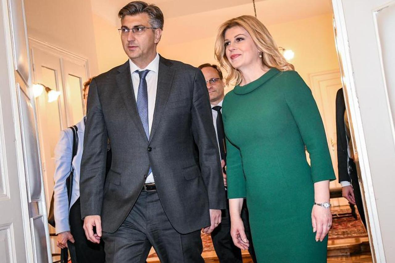 Andrej Plenković i Kolinda Grabar-Kitarović