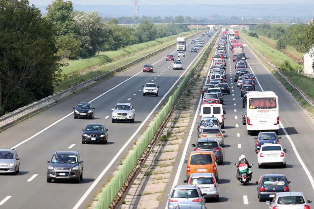 gužva,autocesta