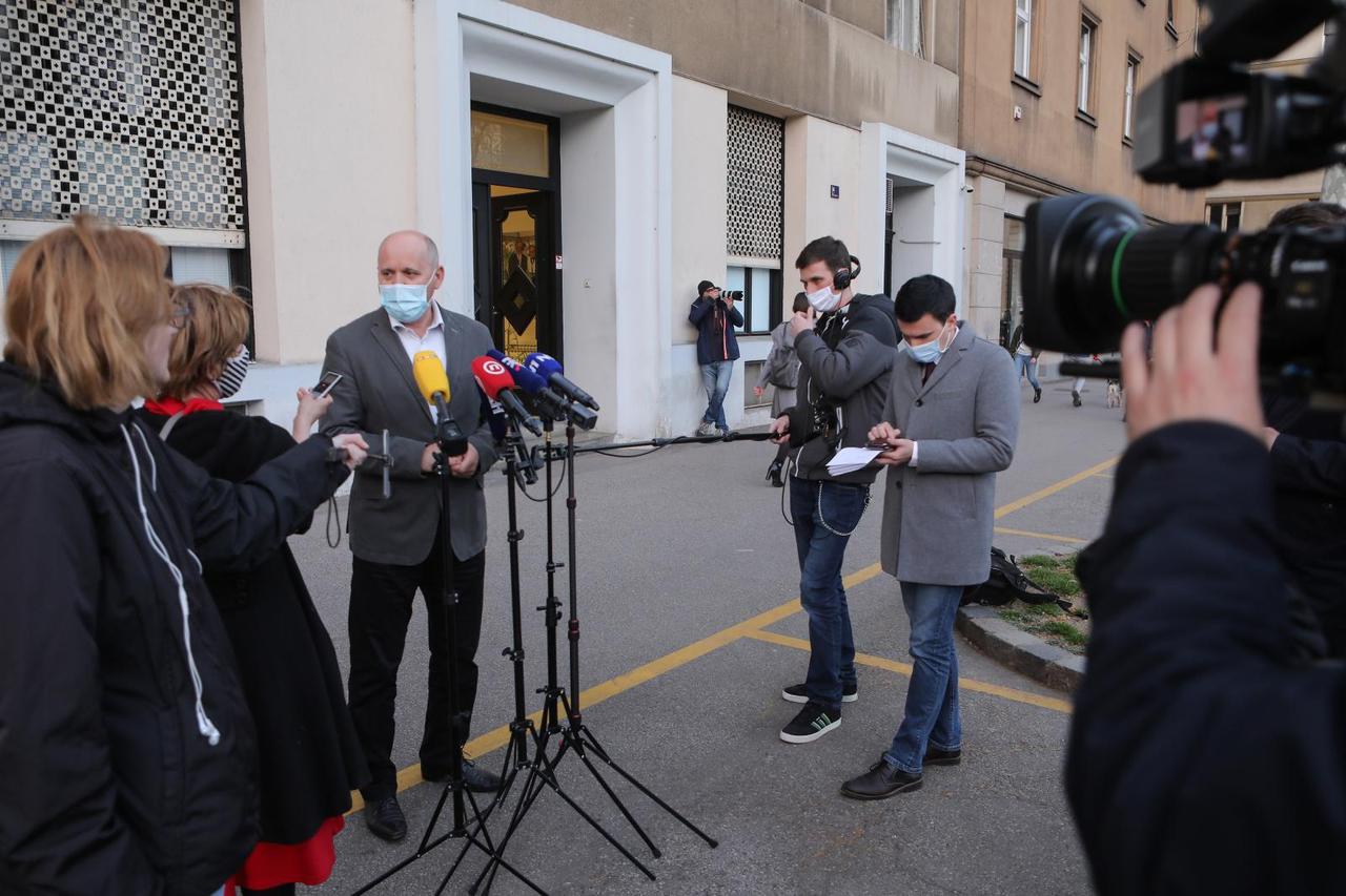 Zagreb: Izjave prije početka zajedničke sjednice Predsjedništva i Nacionalnog vijeća HDZ-a