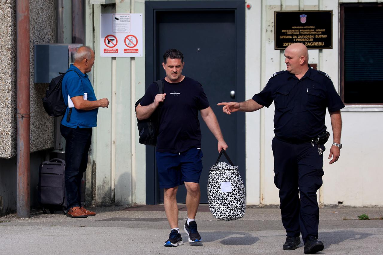 Zagreb: Kosta Kostanjević, uhićen u aferi Hipodrom, pušten iz istražnog zatvora u Remetincu
