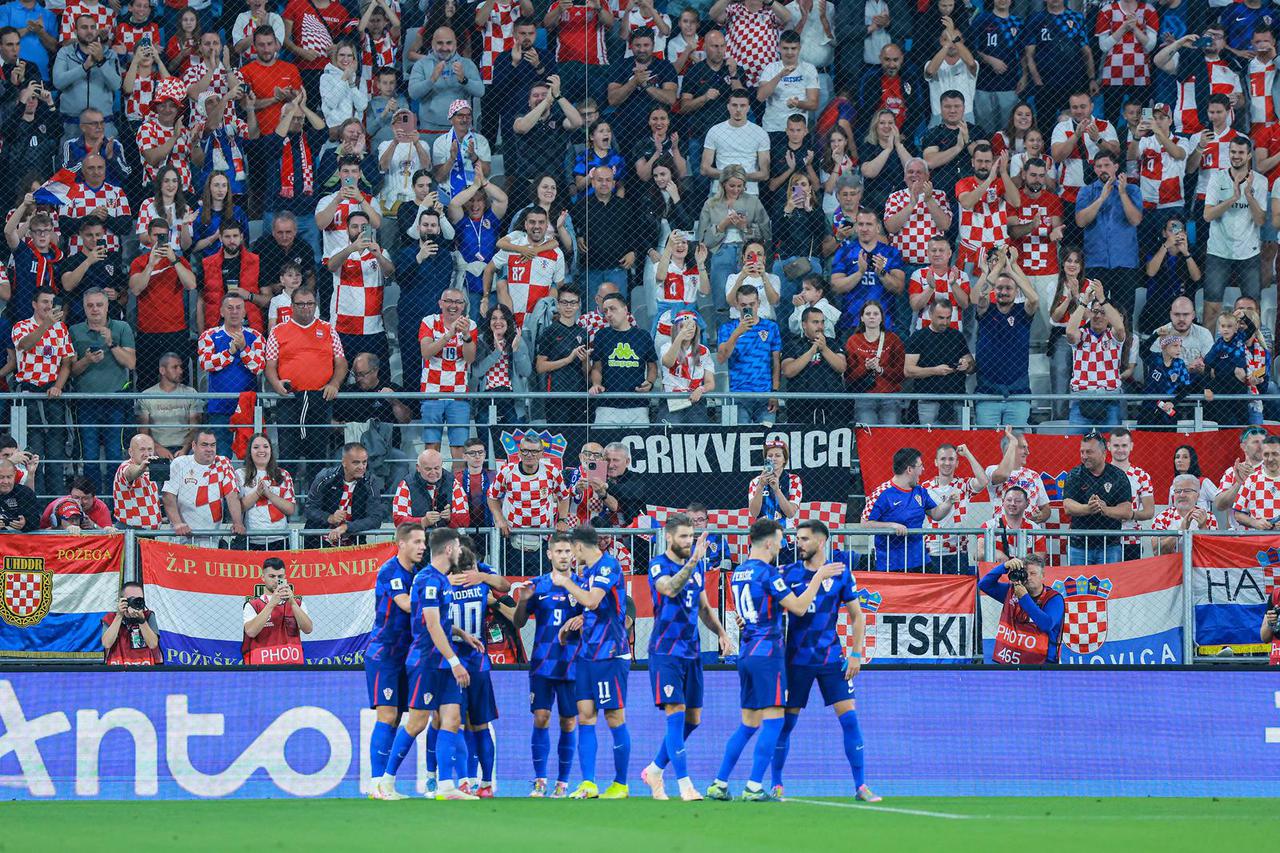 Osijek: Susret Hrvatske i Češke u kvalifikacijama za FIFA Svjetsko prvenstvo