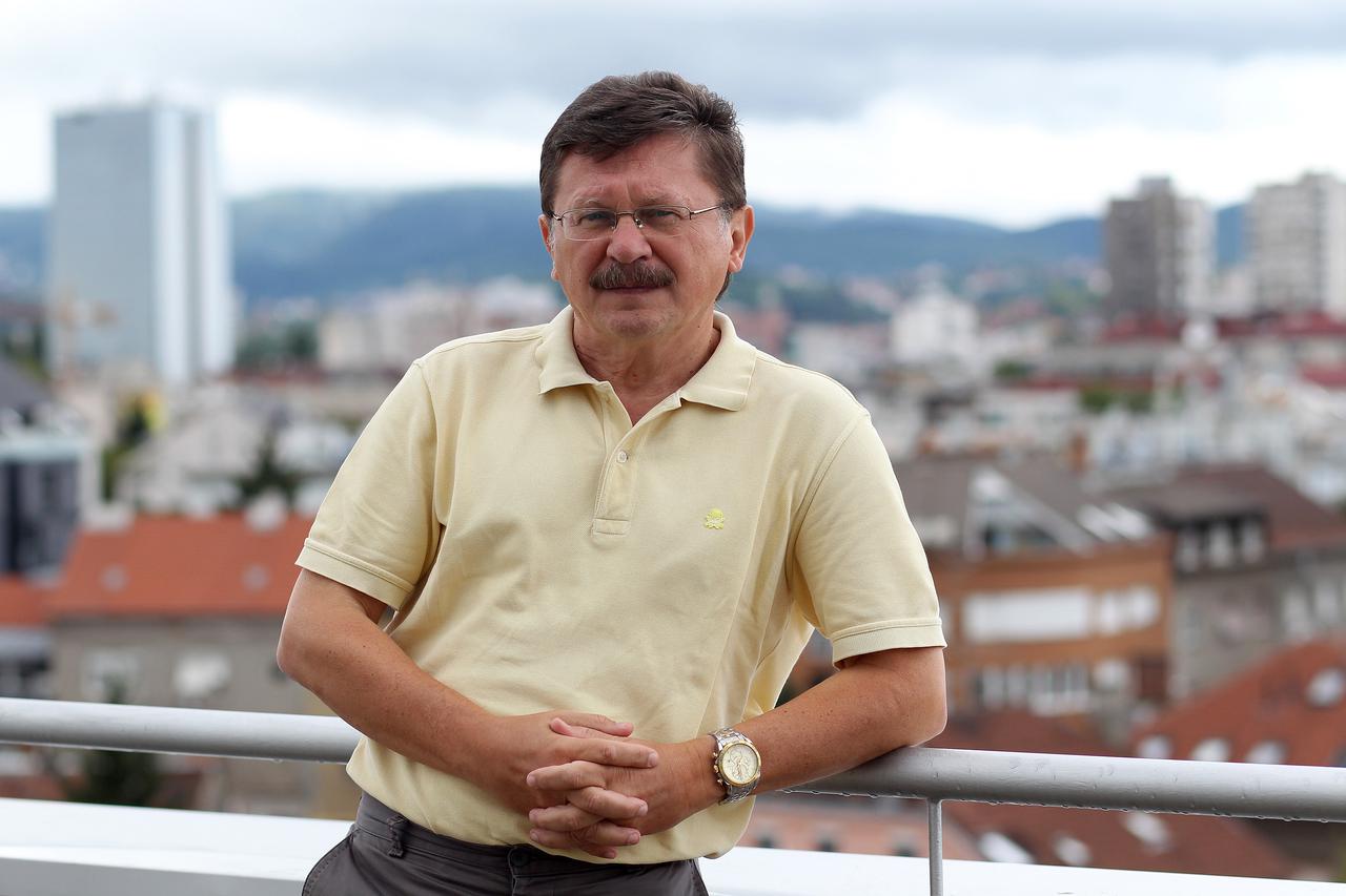 20.08.2015. Zagreb- Vilim Ribic, predsjednik Nezavisnog sindikata znanosti i visokog obrazovanja. 