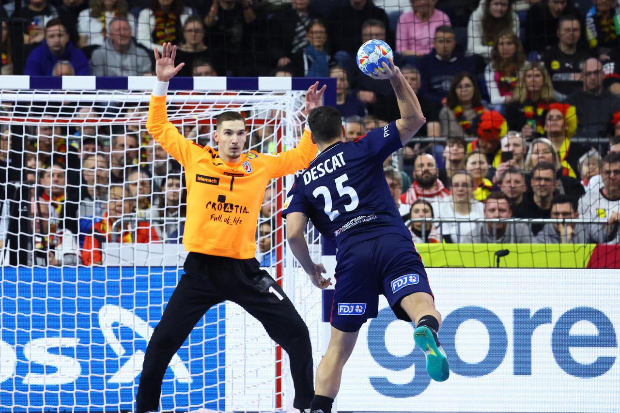EHF 2024 Men's European Handball Championship - Main Round - France v Croatia