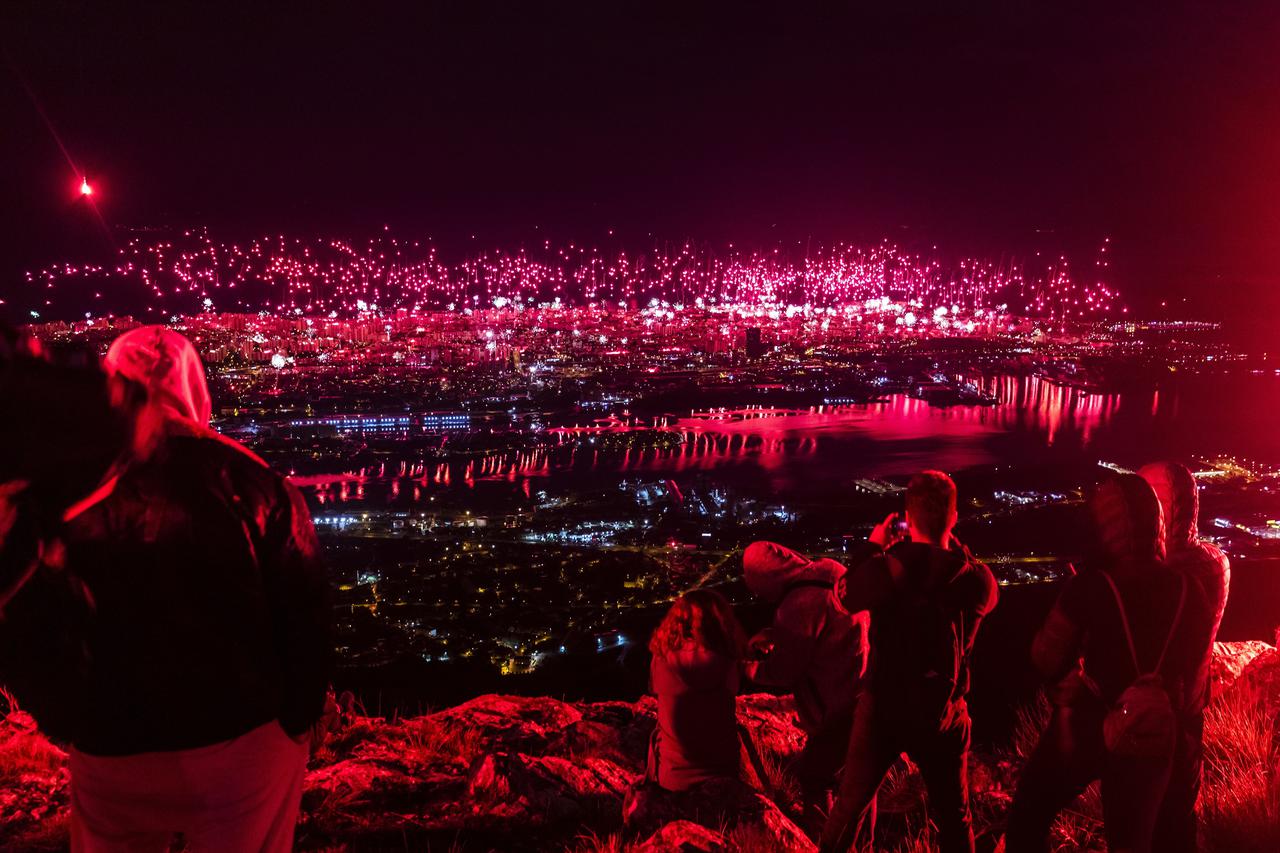 U Splitu spektakularan vatromet i bakljada "Torcidi" za rođendan
