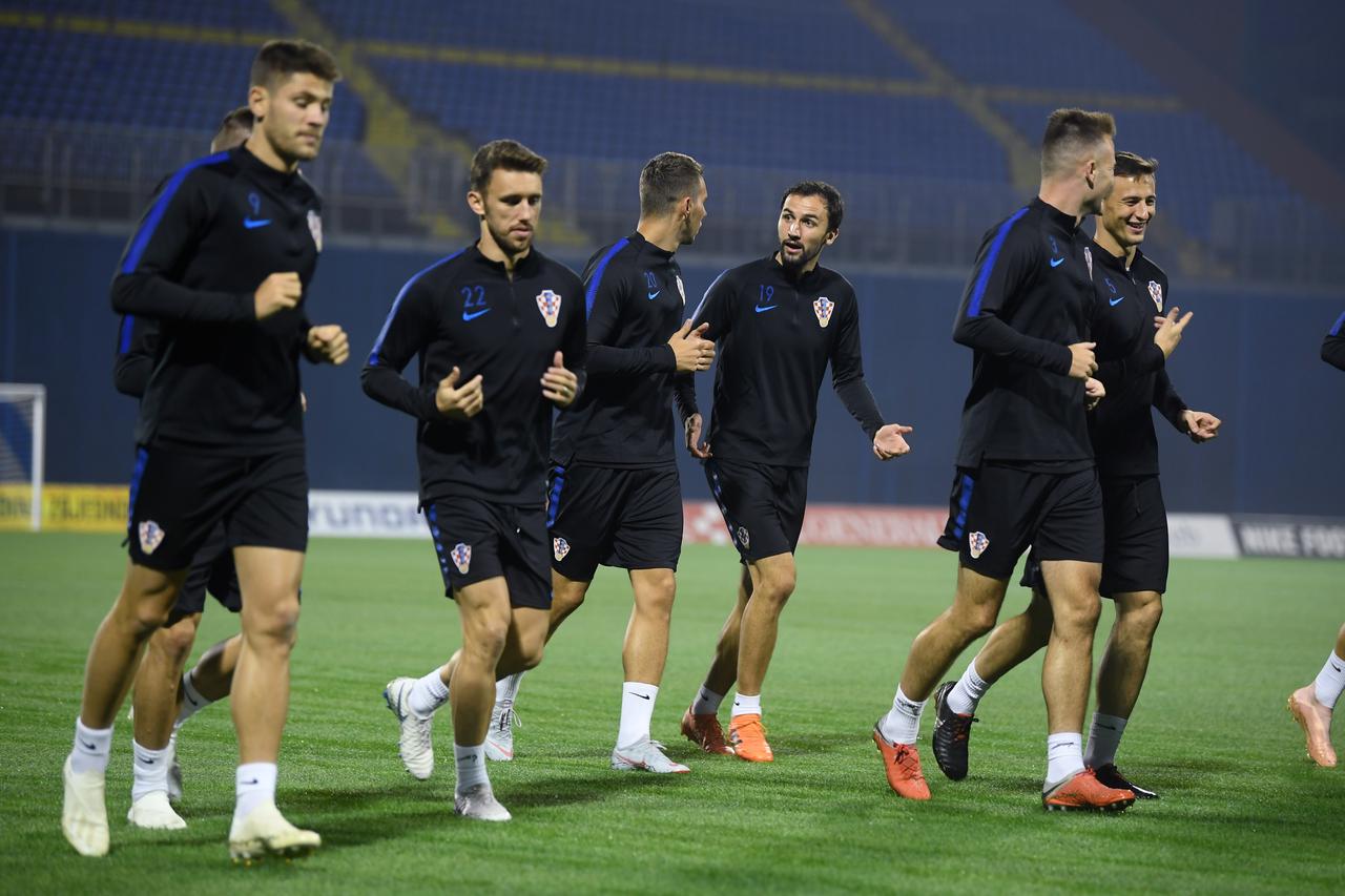 Hrvatska reprezentacija odradila trening na Maksimiru