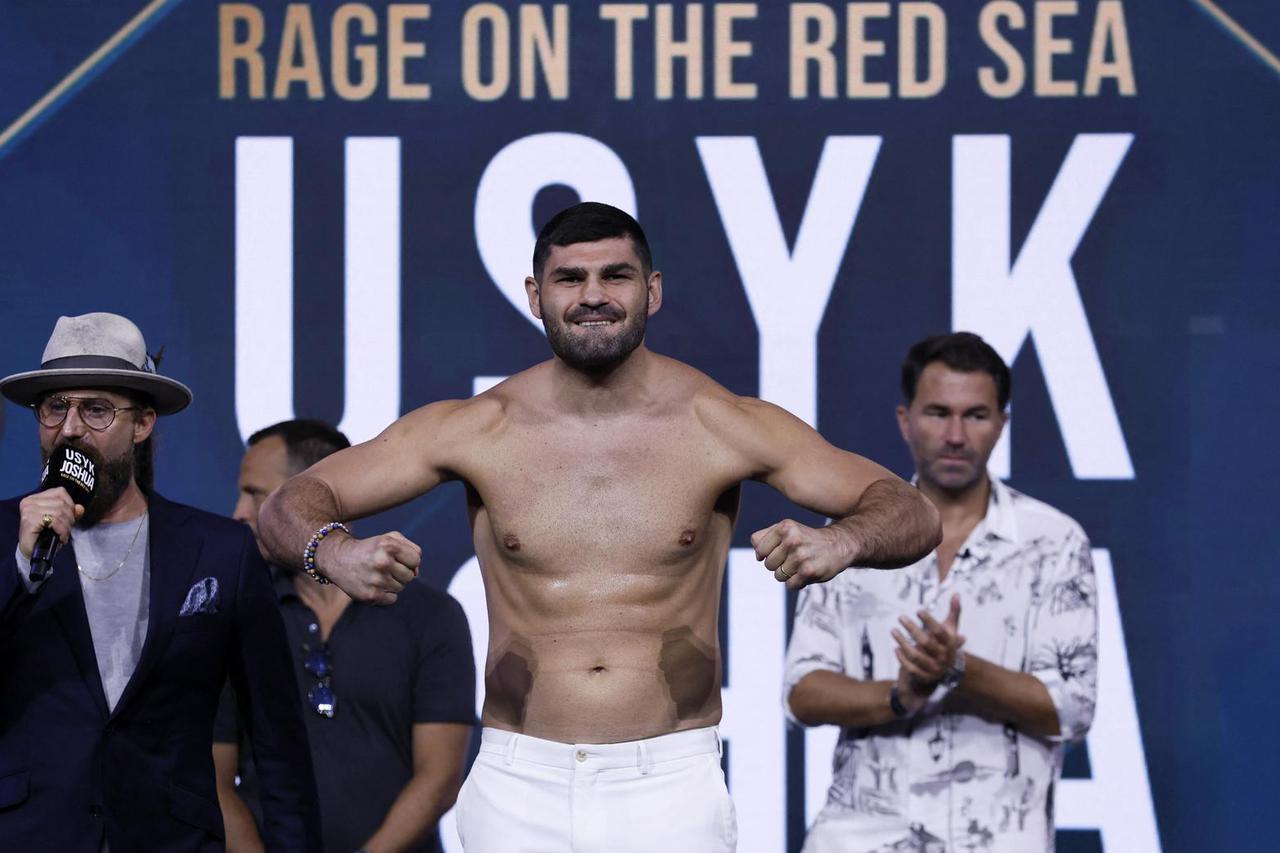 Boxing - Oleksandr Usyk v Anthony Joshua - WBA, WBO and IBF Heavyweight World Title - Weigh-in