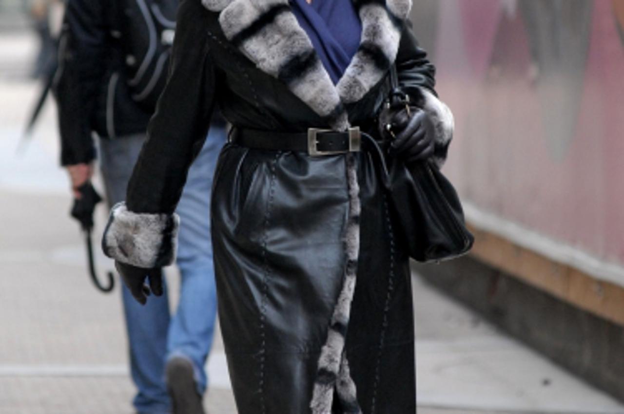 \'11.02.2009., Zagreb - Mani Gotovac u setnji Cvjetnim trgom.  Photo: Stringer/Pixsell\'