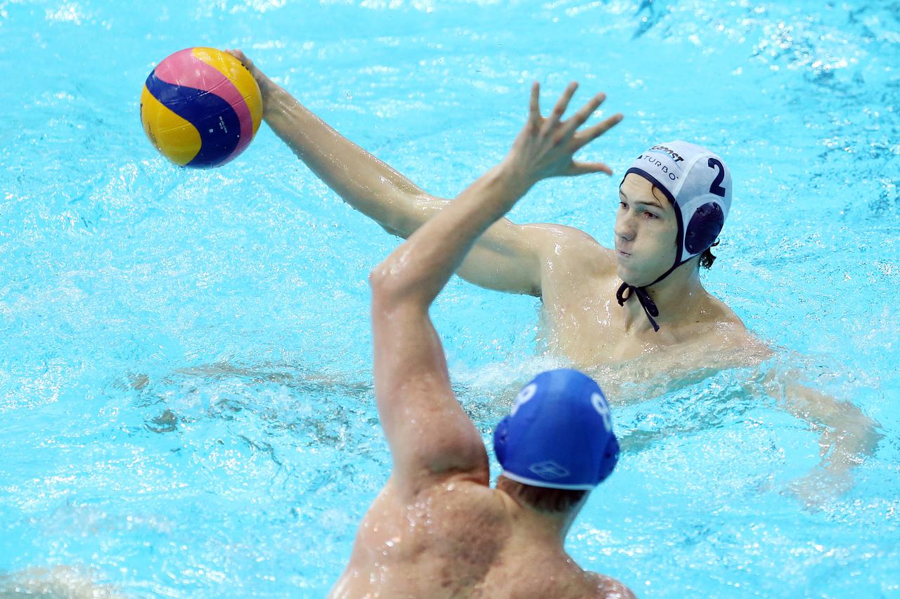 09.04.2014., Zagreb - 2. finalna utakmica LEN Euro kupa 2014., HAVK Mladost - Spartak Volgograd. Luka Bukic. Photo: Slavko Midzor/PIXSELL