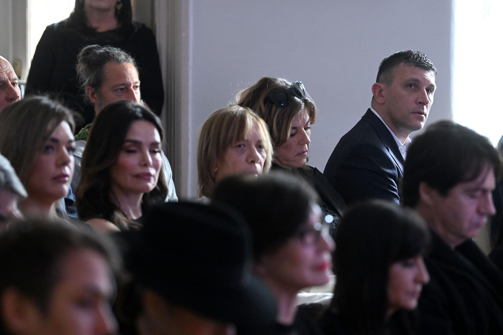 05.01.2024., Zagreb - Komemoracija za pokojnog Juricu Popovica odrzala se u Klubu knjizevnika. Sergej Jakirovic Photo: Marko Lukunic/PIXSELL