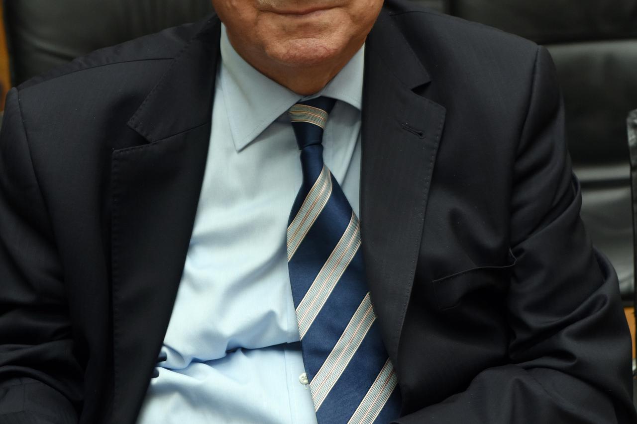 21.09.2015., Zagreb - Na Vojno ucilistu dr. Franjo Tudjman odrzana je promocija knjige Ante Guge Oluja koju nismo mogli izbjeci u izdanju Vecernjeg lista. Mate Granic Photo: Davor Visnjic/PIXSELL