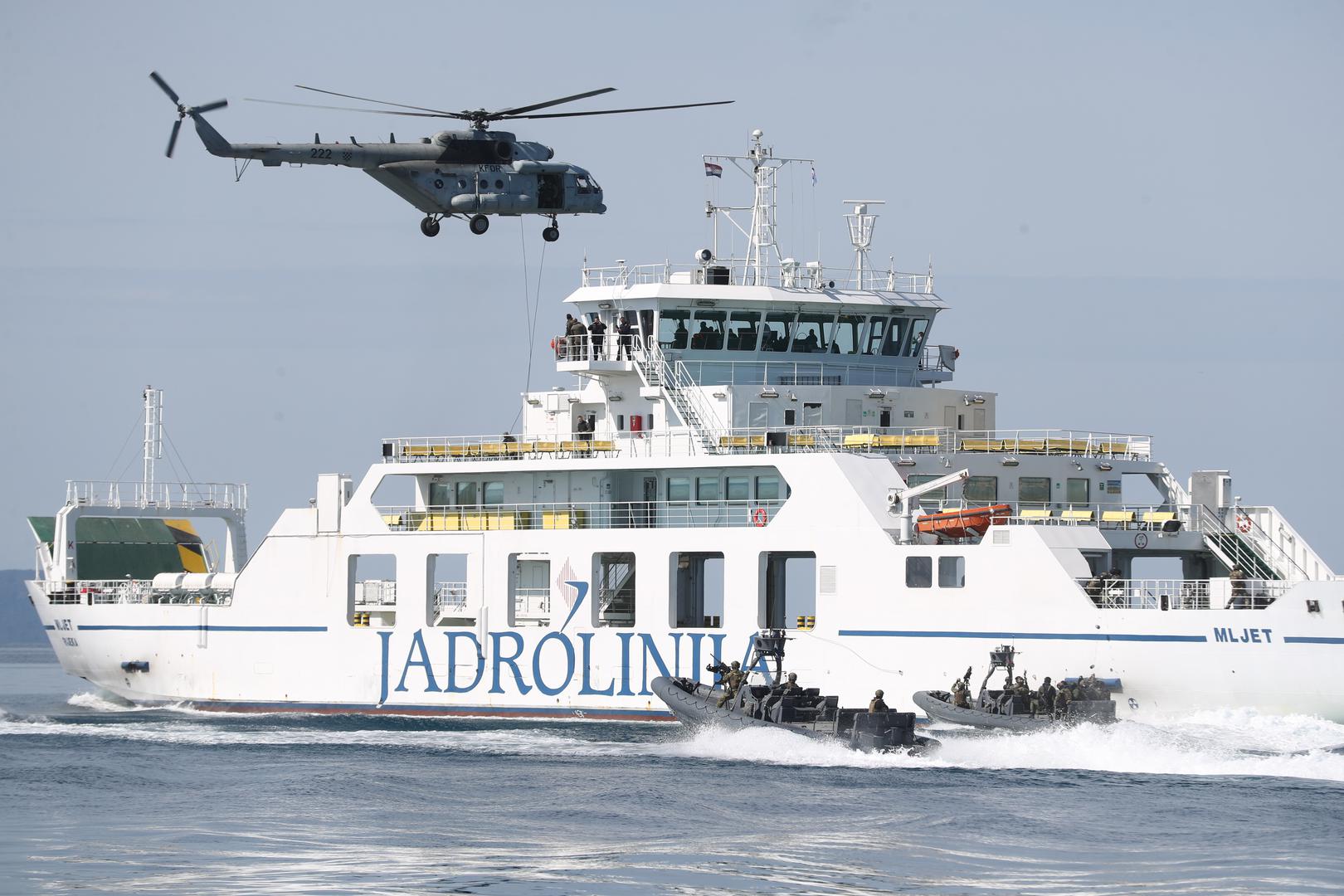 Cilj vježbe bio je jačanje zajedničke suradnje vojske i policije, s posebnim fokusom na rješavanje kriznih situacija na moru i potrebe žurnog ulaska u brod.