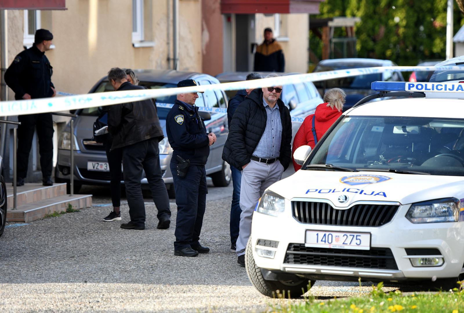 17.04.2022., Ivanec- U stanu pronadjeno tijelo muske i zenske osobe. Radi se o policijskim sluzbenicima. Ocevid je u tijeku. Photo: Vjeran Zganec Rogulja/PIXSELL