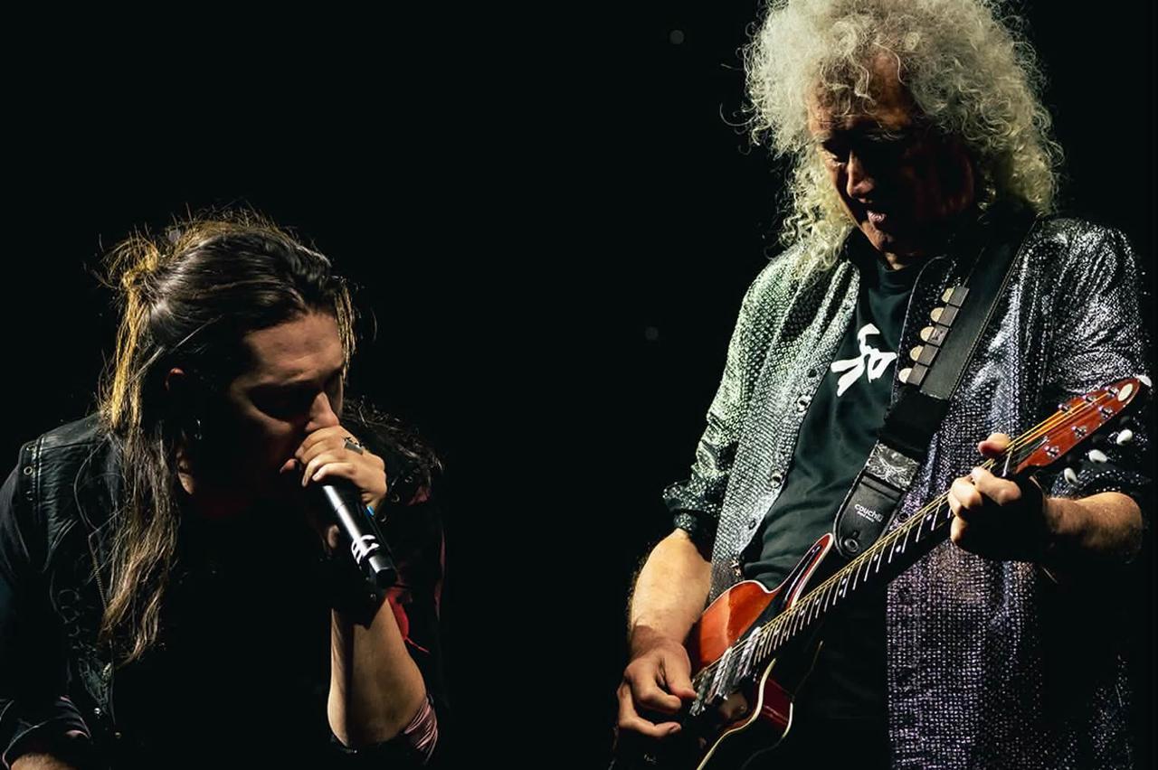 Dino Jelusić i Brian May na Starmus festivalu