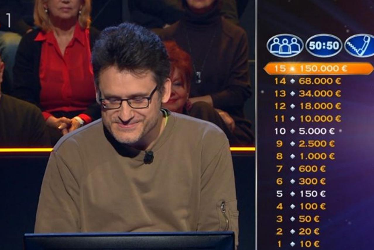 Nagrade u 'Milijunašu' u eurima