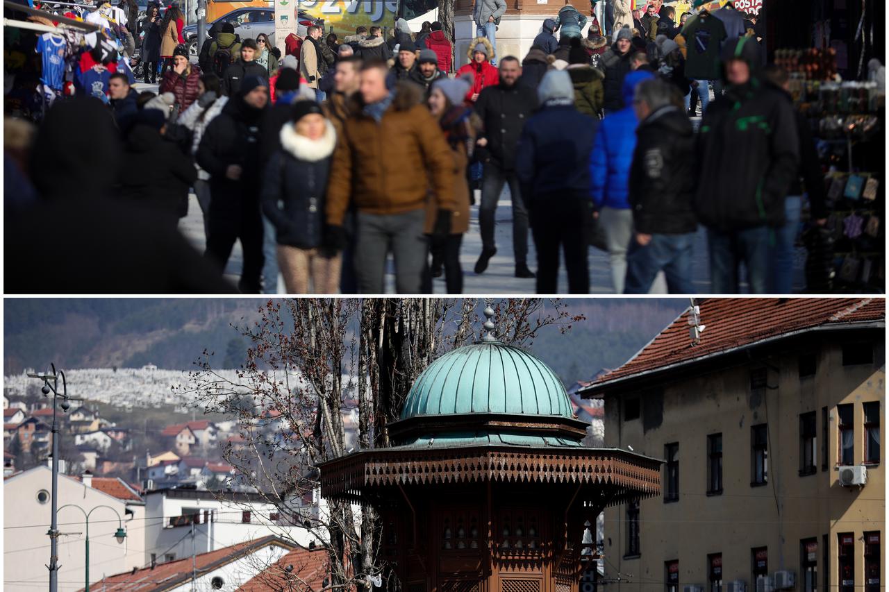 Grad Sarajevo prije i nakon pojave koronavirusa
