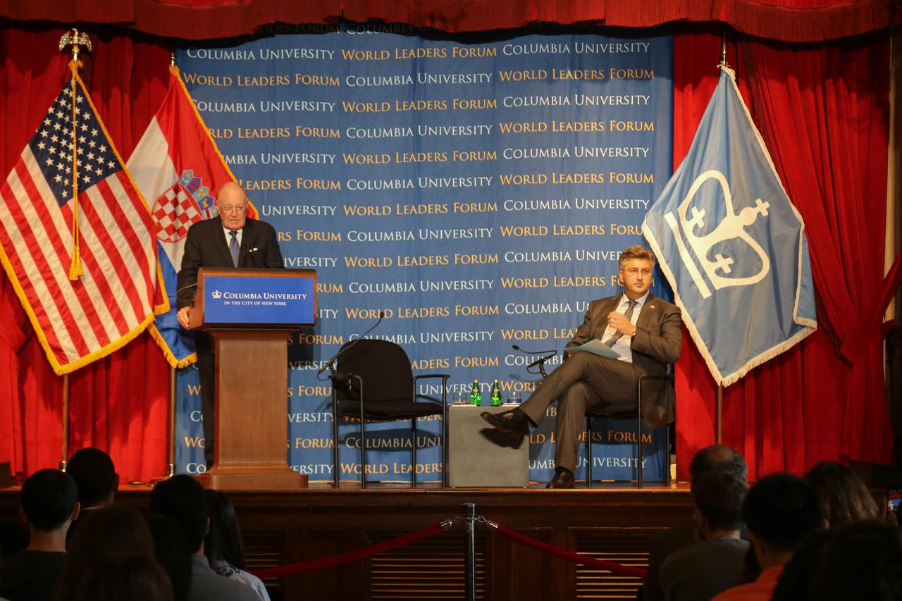 Andrej Plenković, New York