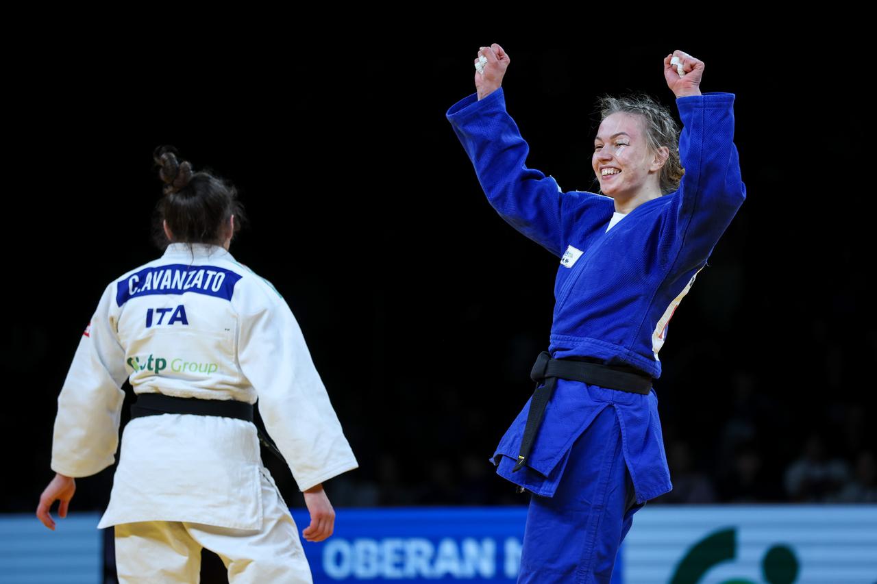 Zagreb: Judo Zagreb Grand Prix 2025., borba za broncu -63kg, Carlotta Avanzato - Iva Oberan