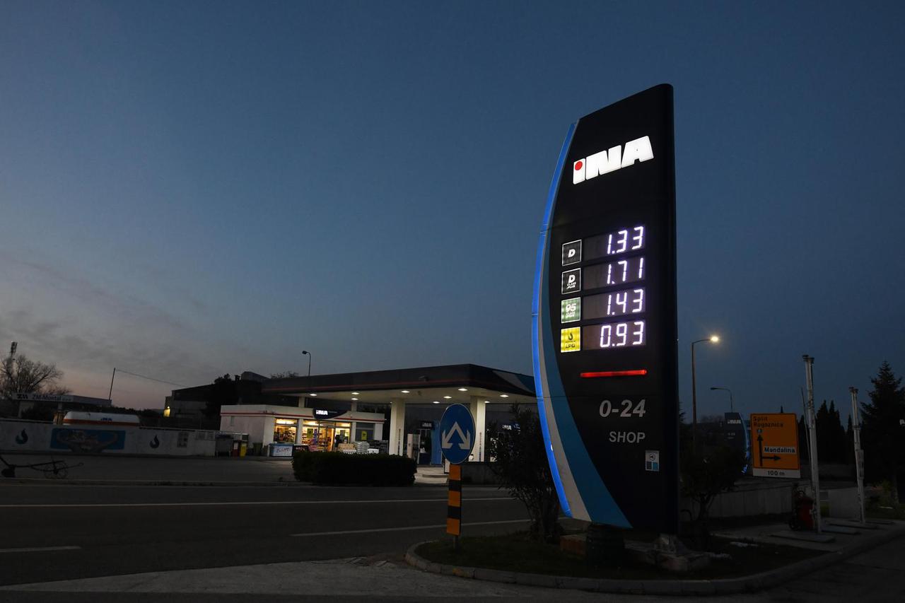 Šibenik: Nove cijene goriva