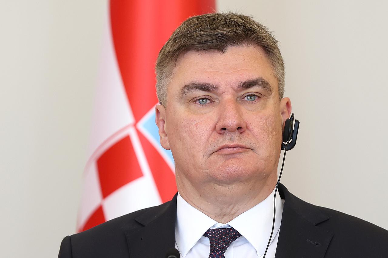 Zagreb: Izjave za medije predsjednika Hrvatske i Albanije 