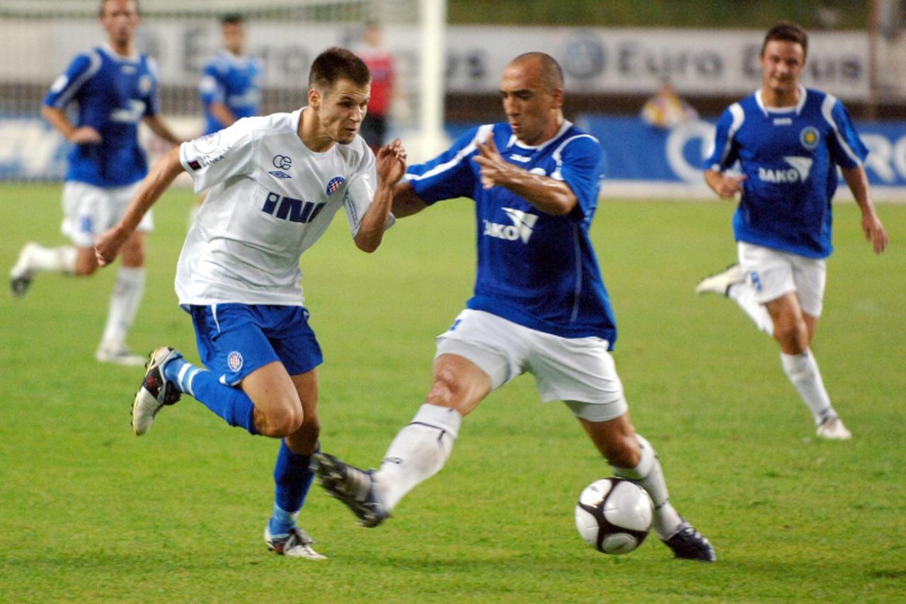'sport - 02.07.2009. rudine , Hrvatska  utakmica treceg kola prve hrvatske lige izmedju hajduka i zadra na splitskom poljudu , na slici drago gabric Photo: Leonard Nincevic - Vecernji list'