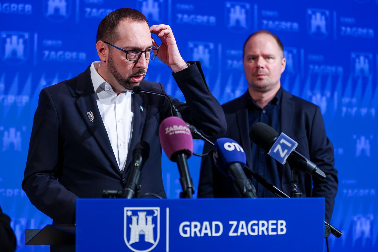Zagreb: Tomislav Tomašević održao konferenciju za medije