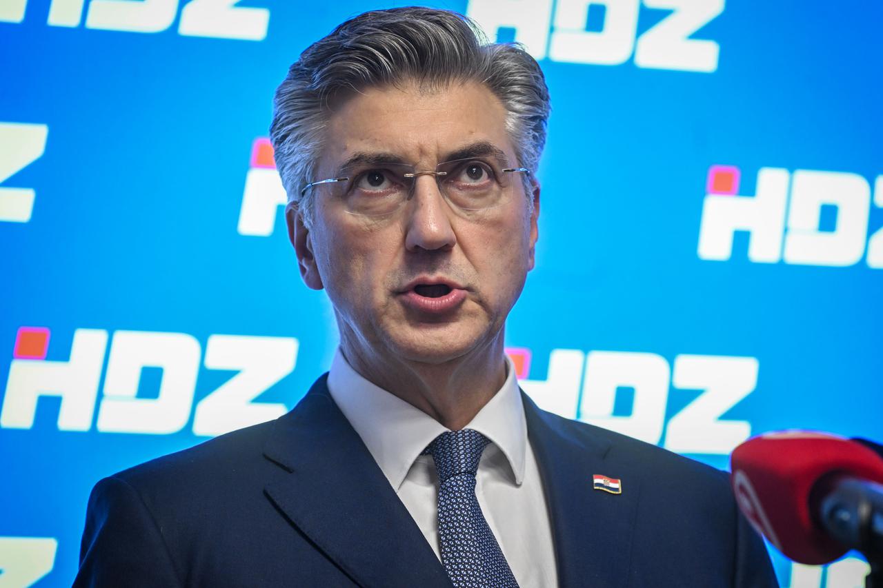 Zagreb: Andrej Plenković dao je izjavu nakon sjednice Predjedništva HDZ-a