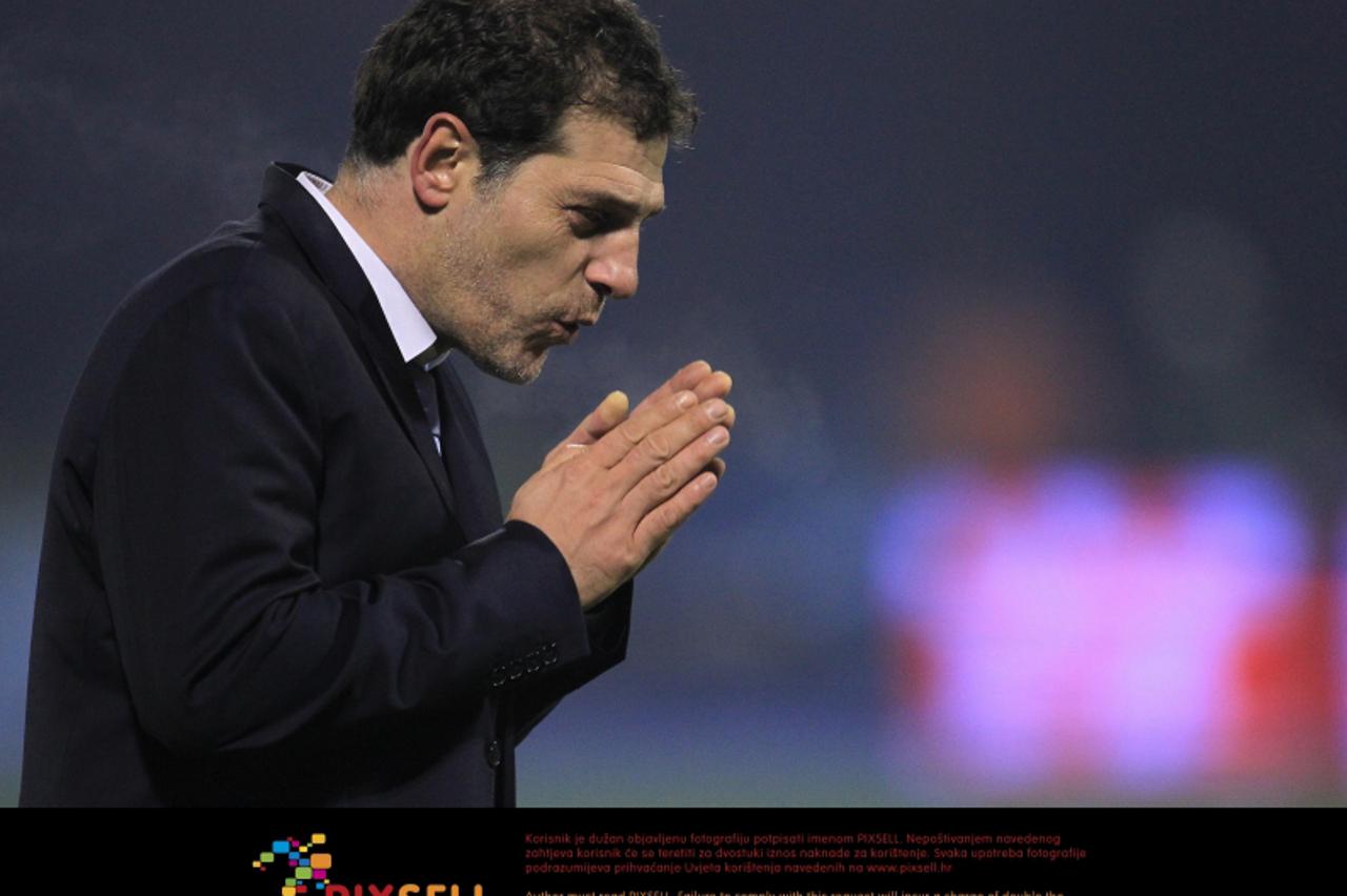 '15.11.2011., Maksimir, Zagreb - Druga utakmica dodatnih kvalifikacija za Europsko prvenstvo 2012. godine u Poljskoj i Ukrajini, Hrvatska - Turska. Izbornik Hrvatske Slaven Bilic. Photo: Antonio Broni