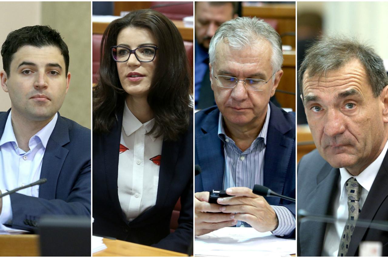 Davor Bernardić, Josipa Rimac, Rajko Ostojić i Nenad Stazić