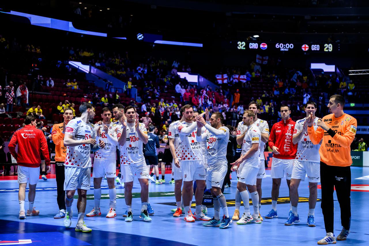 Malmö: EHF Europsko rukometno prvenstvo 2026., Hrvatska - Gruzija