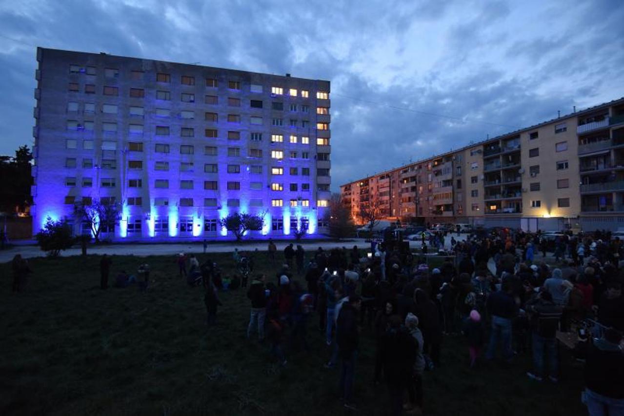 Svjetlosna instalacija u Puli