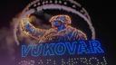 FOTO Neviđeni spektakl na nebu! Thompson posvetio Vukovaru i braniteljima predivne oblike koje su napravili dronovi