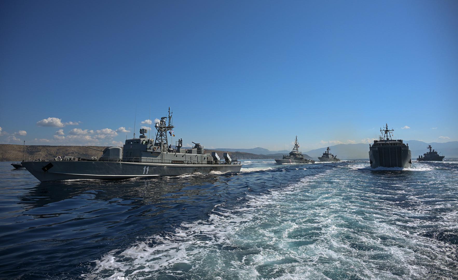 Čine ge četiri raketne topovnjače, dva desantna broda minopolagača, četiri ophodna broda i četiri velike gumene brodice